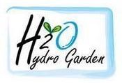 logo h2o hydro garden